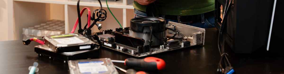 computer getting repaired